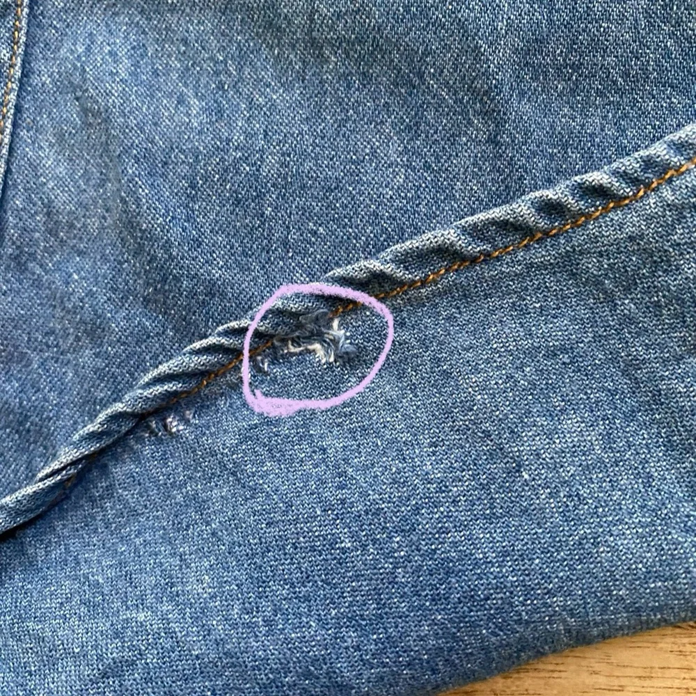 Vintage Ralph Lauren Polo Jeans Co Unisex Sz 3T‎ Denim Long Sleeve Button Down